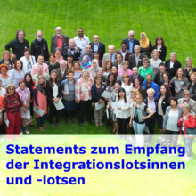 Statements zum Empfang der Integrationslotsinnen und -lotsen