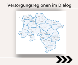 Banner mit Link zu Versorgungsregionen im Dialog
