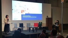 Sozialministerin Reimann hält eine Rede zur Eröffnung des Gemeindepsychiatrischen Zentrums in Braunschweig