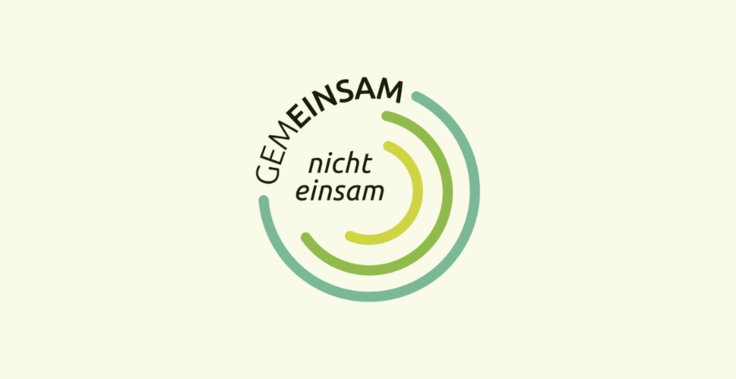 Logo gemeinsam - nicht einsam