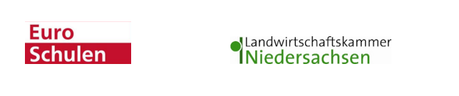 Logos Euro Schulen und Landwirtschaftskammer Niedersachsen