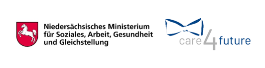 Logo Ministerium für Soziales, Arbeit, Gesundheit und Gleichstellung, Logo care4future