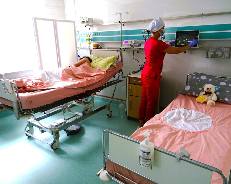 Patientenmonitor Städtisches Kinderkrankenhaus Khmelnytskyi