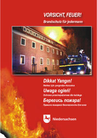 Titelseite Feuerwehr löscht einen Brand