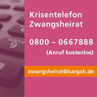 Krisentelefon Zwangsheirat