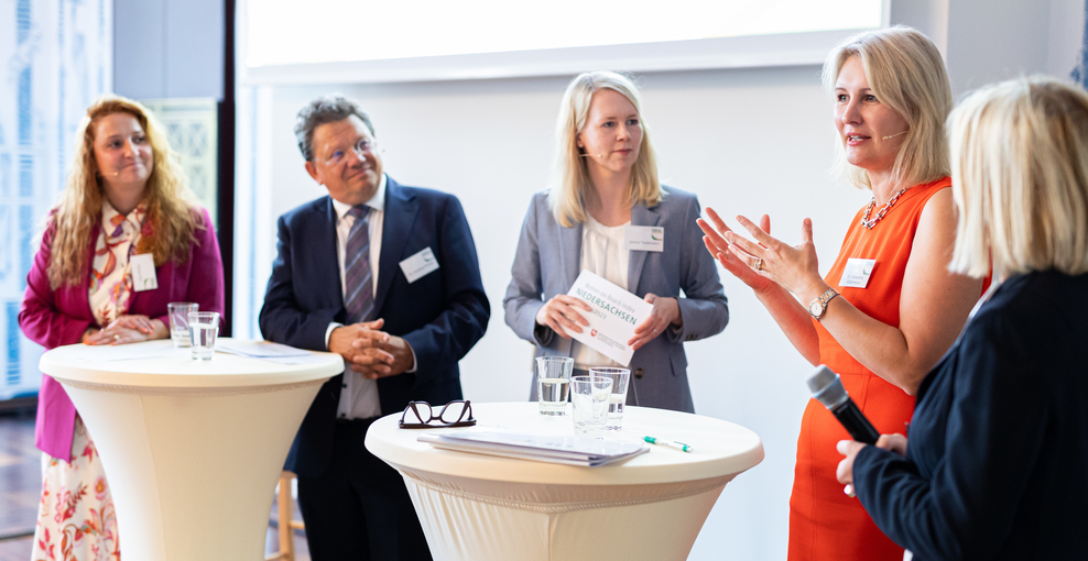 Panel "Frauen in Führung" im Gespräch