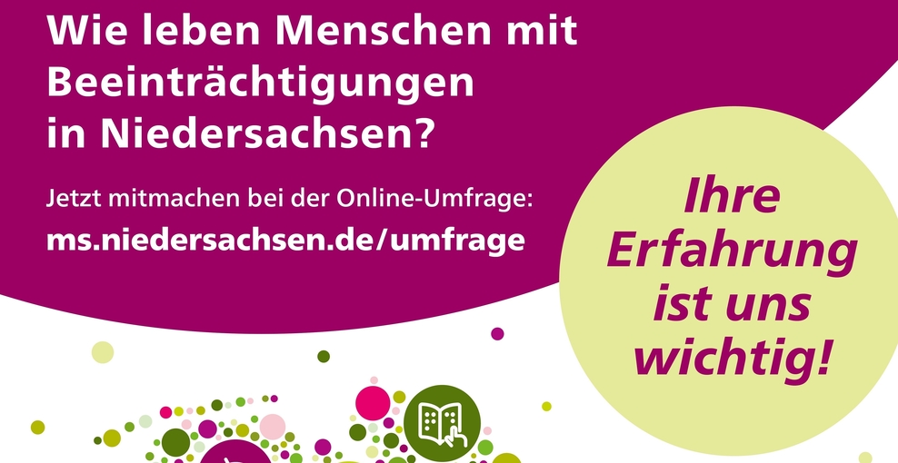 Wie leben Menschen mit Beeinträchtigungen in Niedersachsen