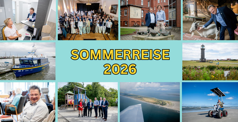 Colllage aus Fotos der Sommerreise